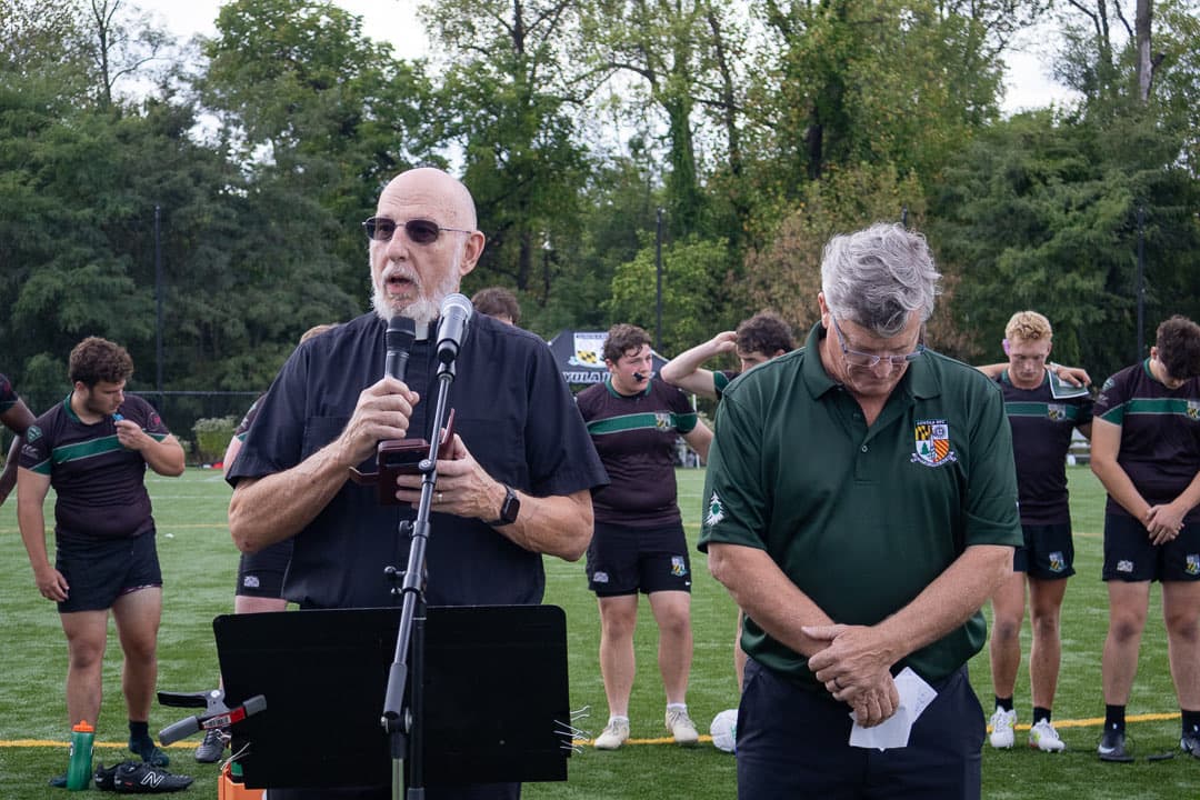 Addressing the gathered club