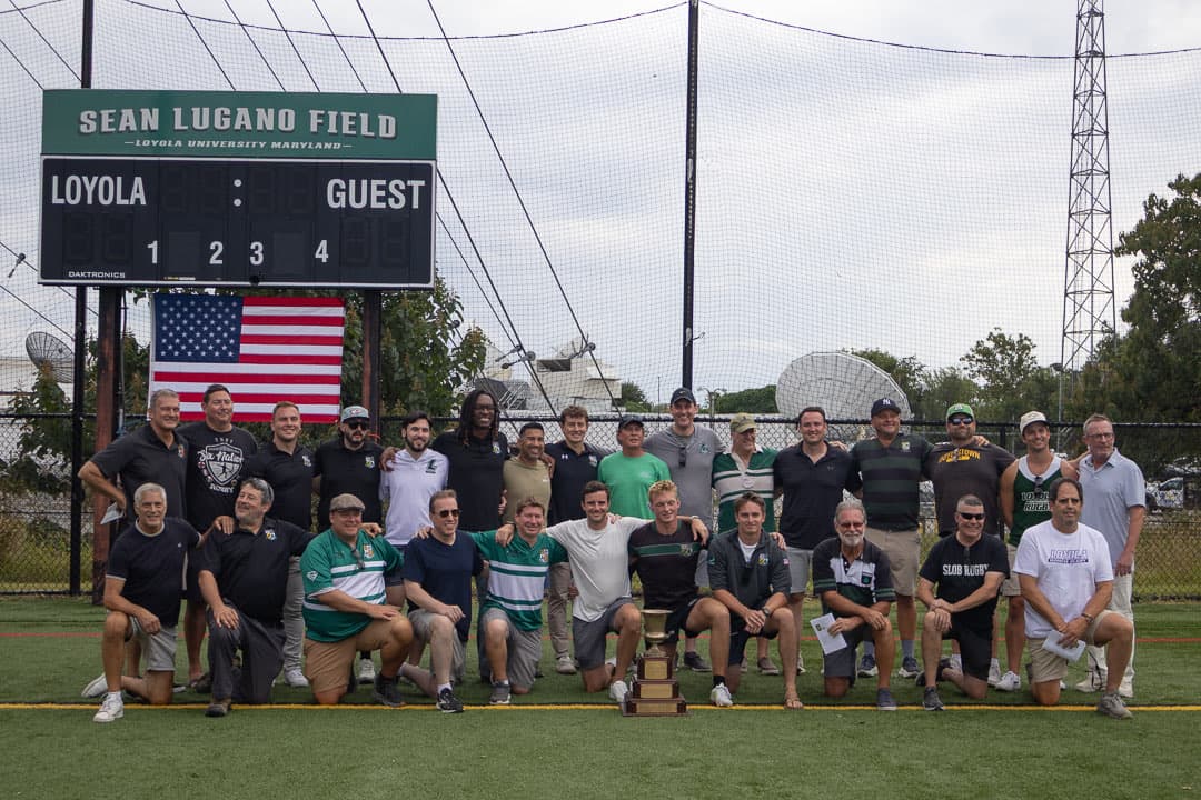 Loc Vetter MVP winners gathered under the scoreboard