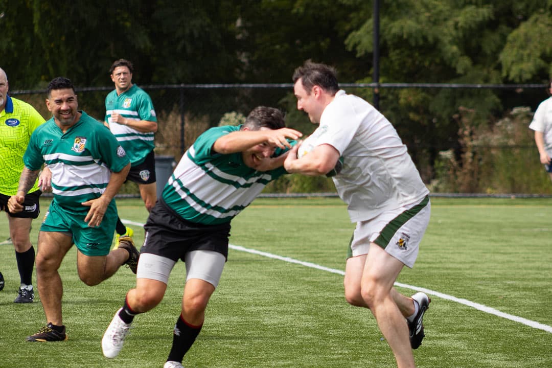 A tackle in the open field